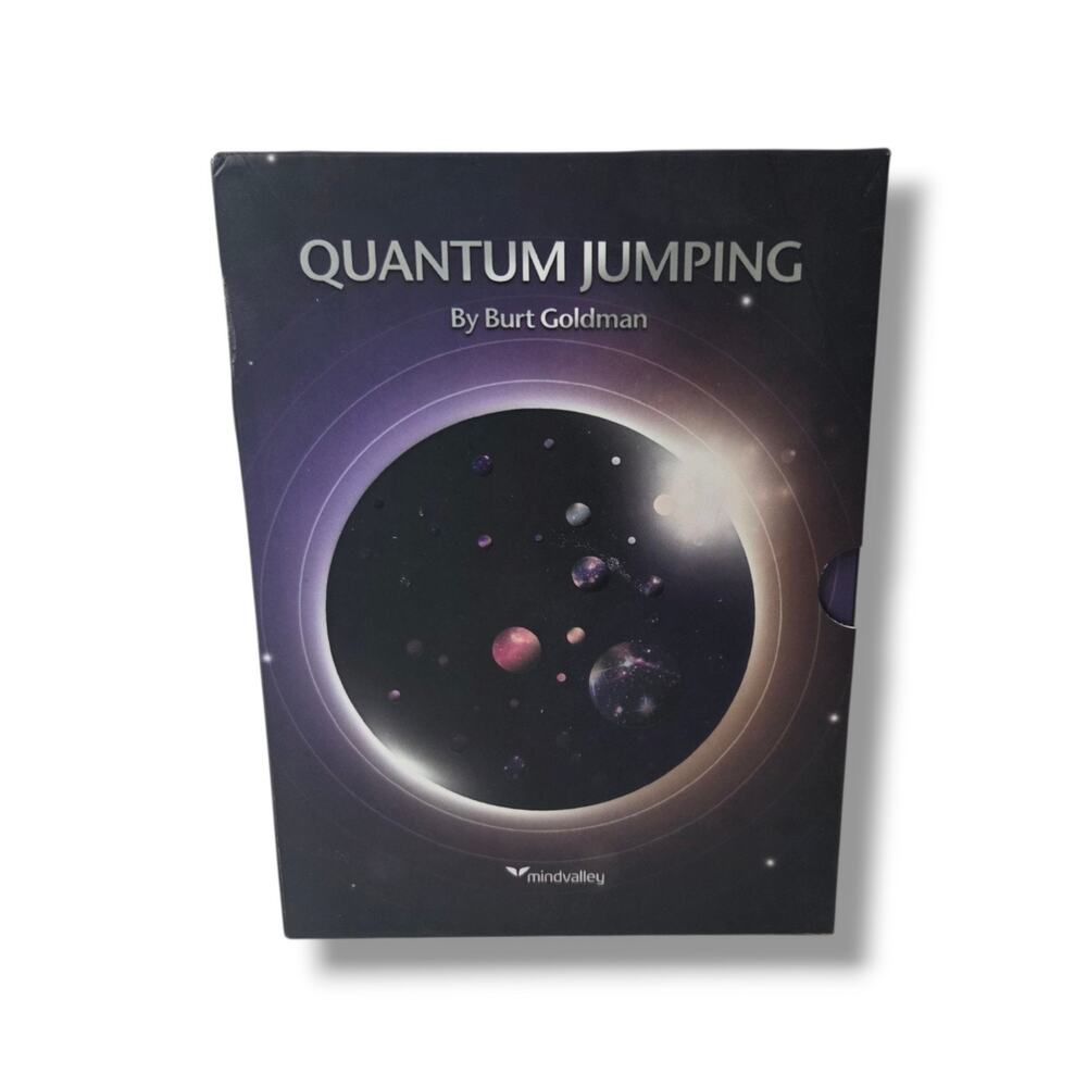 Quantum Jumping by Burt Goldman MindValley CD Set Booklet Better You Every Day